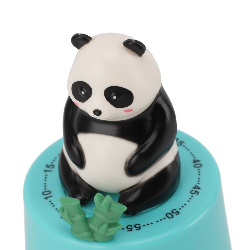 Mechanical Kitchen Timer Cute Animal Shape Magnetic Base Loud Alarm