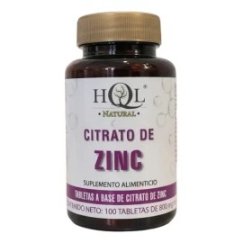 Hql Citrato Zinc 100 Tabs                                                                                                                             