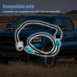 OURWILLSM Radio Display Screen Integration Wiring Fit for Dodge New Body RAM 2019-2022 12-inch Uconnect 5