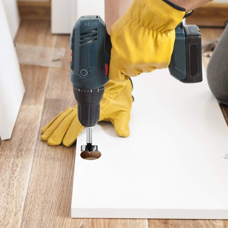 HPHOPE 40mm Forstner Bit, Forstner Drill Bit 40mm for Wood,