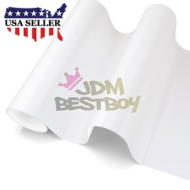 Matte Pearl White to White Car Vinyl Wrap Self Adhesive Sticker Decal Sheet with Air Release Channel 4"x8" (10cmx20cm) Sample