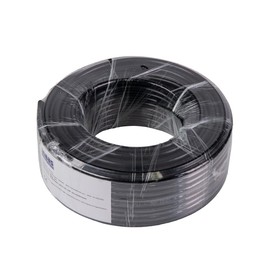 MAAS RG 58-C/U ECO - 25 m Coaxial Cable Black Solid Copper Inner Conductor - 0.60 EUR/m