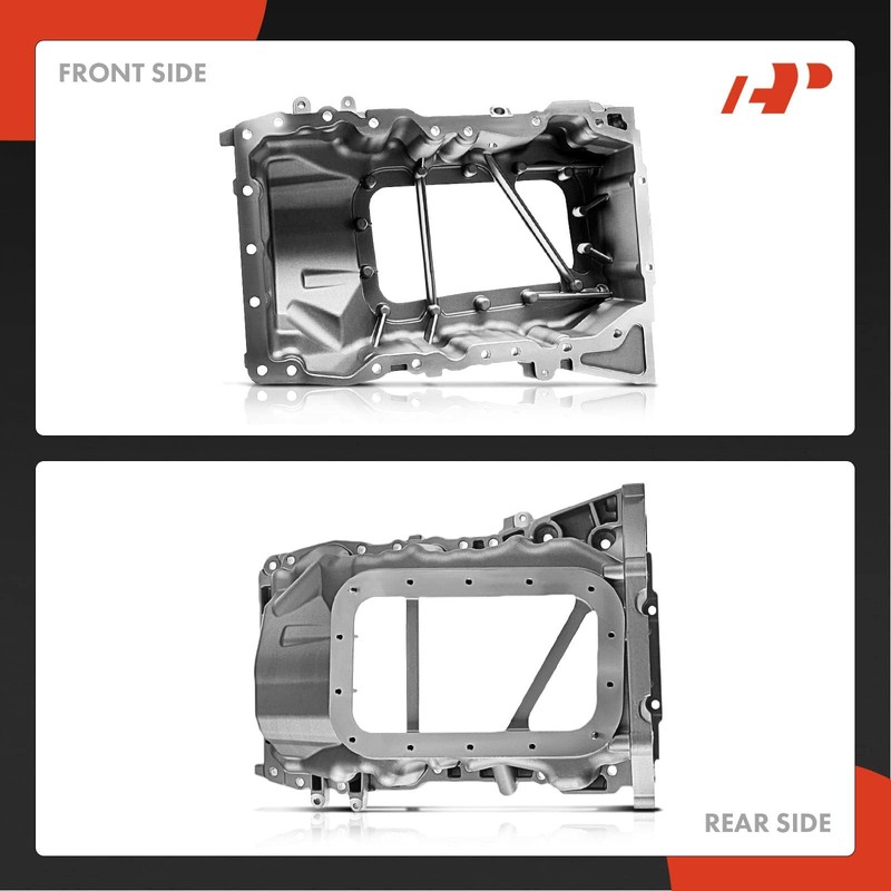 A-Premium Upper Engine Oil Pan Sump with Drain Plug Compatible