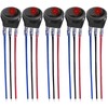 CESFONJER 12V 20A Auto Rocker Waterproof Toggle Switch LED Lighting
