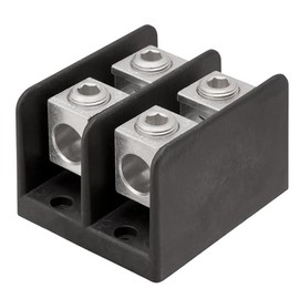 Ilsco PDB-24-500-1 Power Distribution Block, 1-Pole, 600V, Aluminum