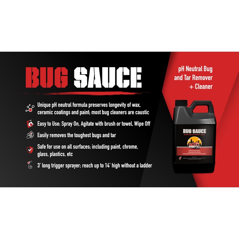 Bling Sauce Bug Sauce, pH Neutral Bug and Tar Remover