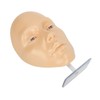 5D Silicone Makeup Practice Face Teaching Face Eye Cosmetic Mannequin