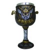 Nemesis Now Valhalla Goblet 17cm, Resin w/Stainless Steel Insert, Brown,
