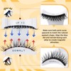 QUEWEL Magnetic Lashes Natural Look, Reusable Magnetic Eyelashes kit with