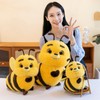 PEACH CAT Bee Stuffed Animal 9" Cute Bee Plush Soft