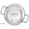 Satre Online and Marketing Stainless Steel Triply Kadhai with Stainless