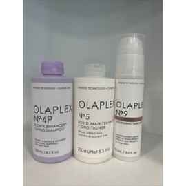 Olaplex No.4P Blonde Enhancer Toning Shampoo +No 5 Conditioner + No 9 FREE SHIP