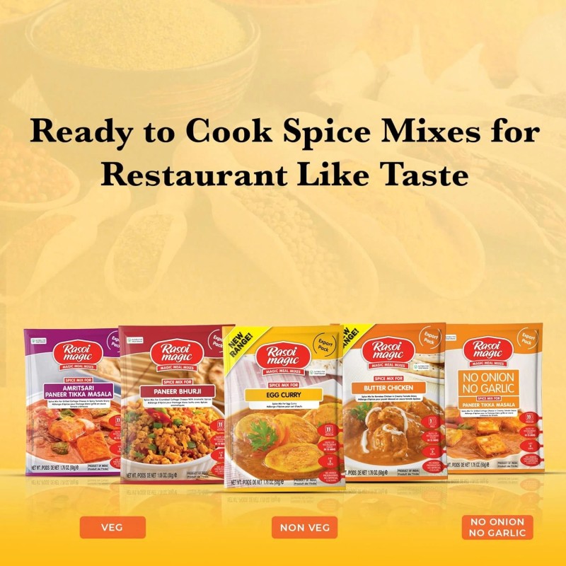 Rasoi Magic Spice Mix for Egg Curry Masala 50g (Pack