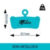 Miles Racing ® Disc Brake Pads Semi Metallic for Avid