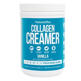 Natures Plus NaturesPlus Collagen Creamer, Vanilla - 0.66 lb Powder - Hair, Skin, Nail & Joint Health, Immune System Support - Non-GMO, Gluten Free - 12 Servings