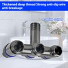 3-Way Water Changer Control Valve, 4 Point Thread Interface (1/2