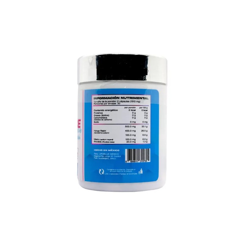 Lipo Blue Balance 60 Cápsulas Vitaminas Relajantes Control Peso