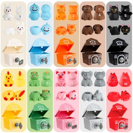 Grarain Montessori Toy from 1 2 3 4 Years 20 Pieces Sorting Game Toddler Motor Skills Toy Game Baby Sensory Farm Learning Toy Christmas Gift Boys Girls