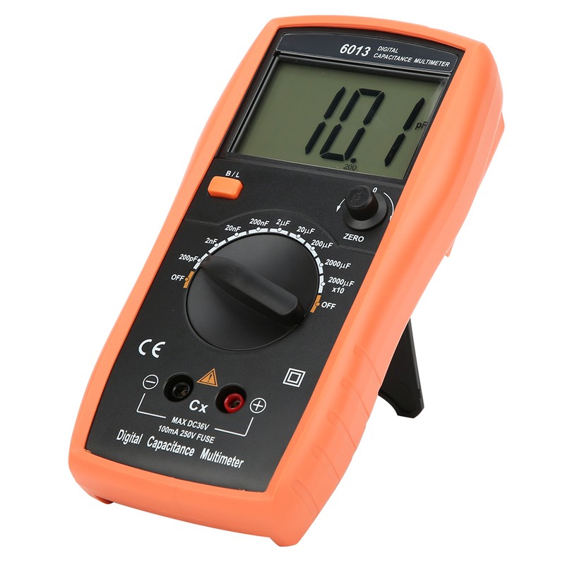 6013 Digital Multimeter Capacitance 20000uF Meter Manual Range Capacitance Tester