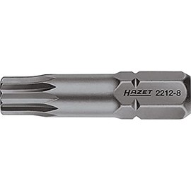 HAZET 2212-6 32 mm M6 Internal Serration Profile XZN Bit - Multi-Colour