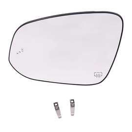 Brock Aftermarket Replacement Driver left Mirror Glass and Base with Blind Spot Detection Compatible with 2014-2019 Toyota Highlander