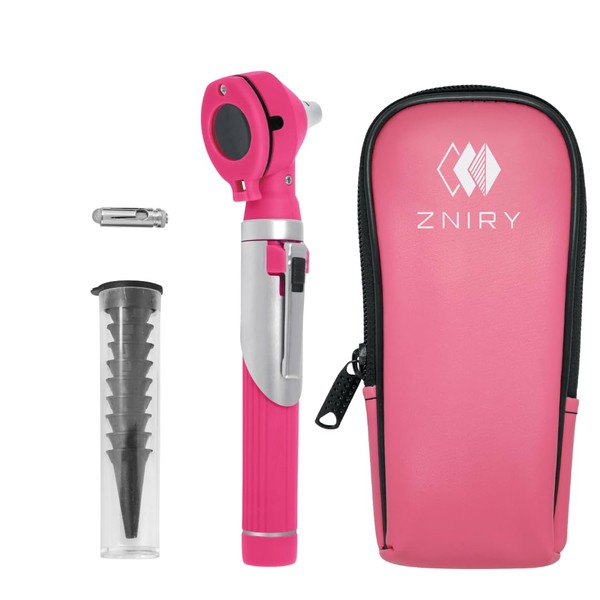 Fiber Optic Mini Otoscope - Ear Scope with Light for