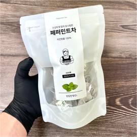 Peppermint tea biodegradable tea bag efficacy tea Peppermint Peppermint Pea Tea [Single item] 1 bag of 30 tea bags / 페퍼민트차 생분해 티백 효능 티 패퍼민트 페파민트 작두콩차  [단품] 30티백 1봉
