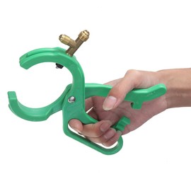 R134A Can Tap, 2-in-1 Side Punch AC Bottle Opener for R22 R12 Refrigerant Dispense Can Tap, R22 R12 Can Tap Refrigerant Dispense AC Connecting 1/4 SAE and 1/2 Thread