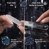 Glass Nail File & Buffer for Natural Nails, Czech Crystal