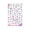 Generic Unicorn Nail Sticker Love Heart Rainbow Stars Ice Cream