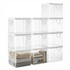 Meyeyaia 10 Pack Clear Clothes Storage Bags with Zipper &