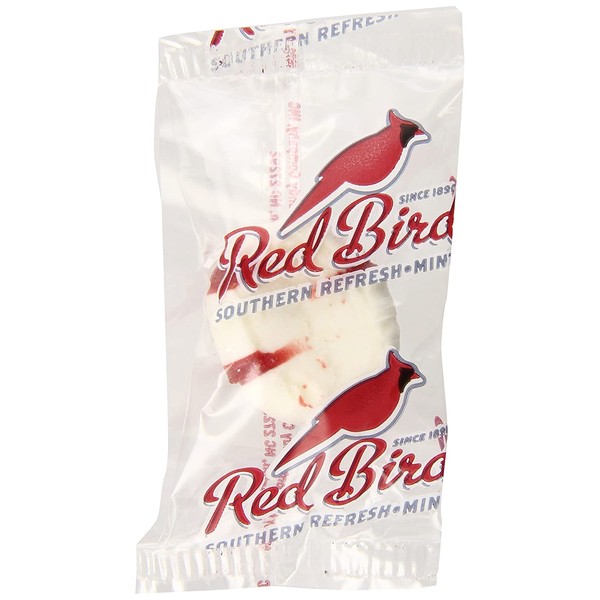 Red Bird Wrapped Soft Peppermint Puffs, 20 Pound