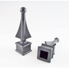 Pack of 50 Each for 5/8” Black Plastic Finial Tops