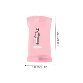 Mikinona 70pcs Portable Compressed Towel Tablets Thick Large Soft Mini Face Towels Disposable Travel Camping Individually Boxed Face Washcloths Multi-