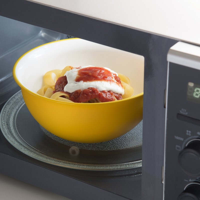 omada Design 3 x Antibacterial Bowls 1.5 Litre Plastic Shatterproof