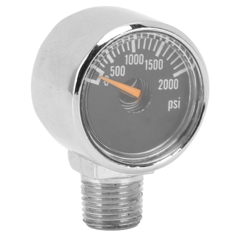 2000psi Pressure Gauge 1/8NPT Mount CO2 Cylinder Filling Pressure Meter