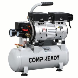 2 Gallon Portable Air Compressor 0.75HP 1.7 CFM@90PSI 60dB Ultra Quiet Oil Free Air Compressor Ideal for Tire Inflation Pneumatic Tool Spray Painting