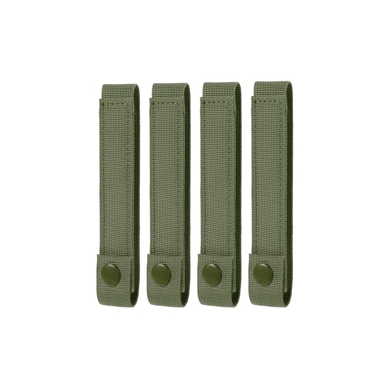 4 Pack Molle Straps with Snaps 6 inch, Tactical Mod
