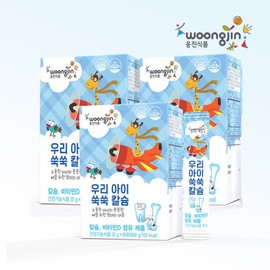 Woongjin Our Kids' Growing Calcium Jelly 3 Boxes (20g x 30 Packets) / 웅진 우리아이쑥쑥 칼슘젤리 3박스 (20g x 30포)