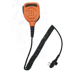 stdgove Waterproof IP65 Radio Walkie Talkie Shoulder Lapel Mic Speaker Microphone for Hytera Hyt bd502i bd552i bd612i pd502i tc-320 tc 508 tc-508 tc-610 tc508 pd402i bd402i pd562i pd482i (Orange)