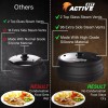 EZY ACTIVE Microwave Splatter Cover for Food, Silicone Microwave Plate