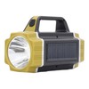 Solar Flashlight Front Side Lighting 6 Gear Super Bright USB