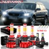 CHUSYYRAY For Subaru Outback 2005-2009 6x LED Headlight Hi/Lo Beam