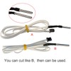 Toaiot Upgrade NTC 100K 3950 Thermistor 3D Printer Hotbed Hot