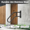 Hand Rails for Outdoor Steps - U-Shaped Safety Handle, Wall