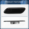 INFINAUTO Front Left Side Bumper Headlight Washer Nozzle Cover Cap