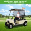 10L0L Golf Cart Sun Shade Cover for Club Car DS