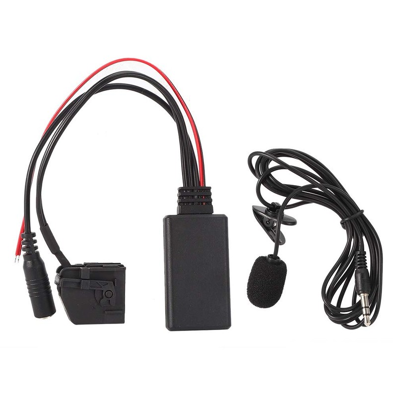Ymiko 18 Pin Bluetooth AUX Cable Adapter Wireless Car Microphone