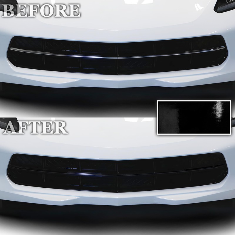 BOGAR TECH DESIGNS Front Chrome Delete Overlay Compatible with Chevy