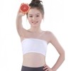 Yolrky Tube Top Kids Dance Bra with Cup Wirefree Bear